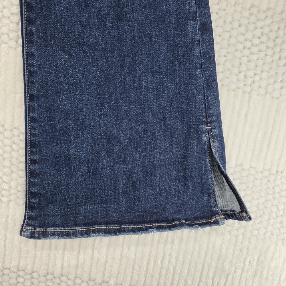 AE AMERICAN EAGLE 4 R SUPER HIGH RISE FLARE NEXT LEVEL STRETCH WOMENS JEANS - Picture 6 of 13